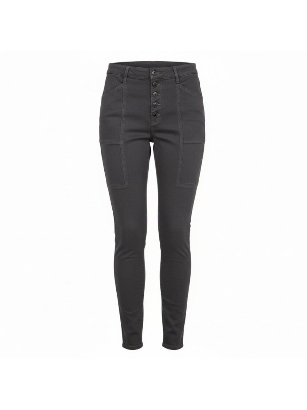 Pistola Skinny Utility Pants Size 30 Waist Button Fly Charcoal Gray Chino Twill